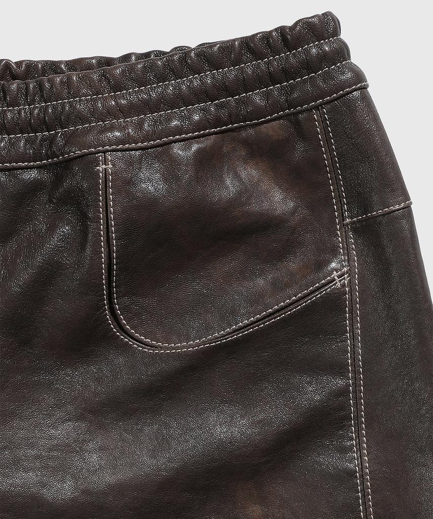 Pal Yuk D-Panel Leather Pants - Brown