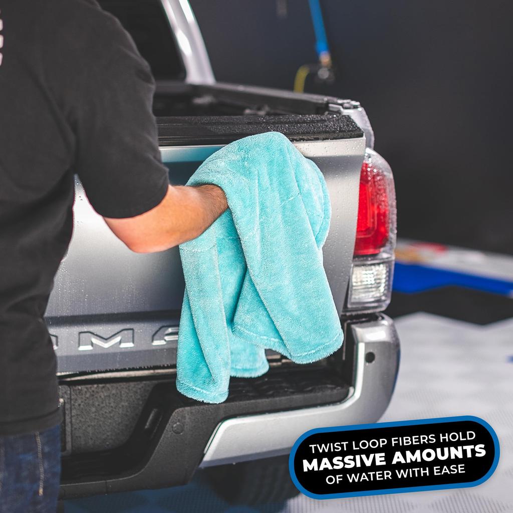 The Rag Company Liquid 8R 63 X 91cm 1 Piece. Car Wash, Detailing, Drying Towel. Absorbent. 1100GSM