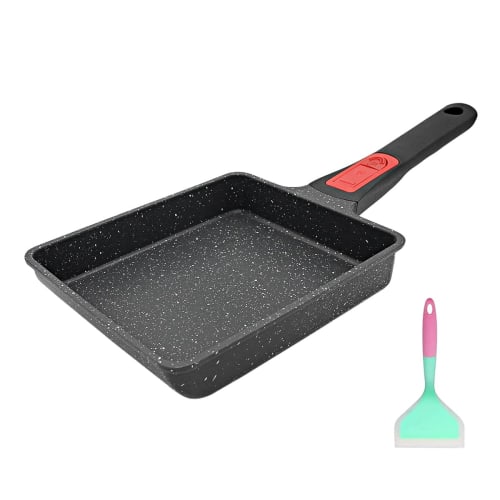 RANXINGST Omelet Frying Pan, 16*19cm, Induction & Gas Compatible, Removable Handle, Oven & Dishwasher Safe, Easy To Clean, PFOA & PFOS Free, Non-Stick
