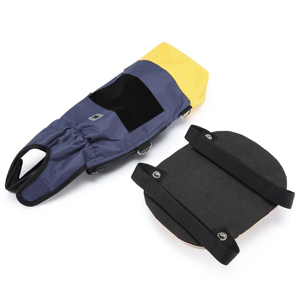 Breathable Oxford Dog Wheelchair with Wear-Resistant Cloth Safe Chest Limb Protection Paralyzed Pet Scooter for Indoor & Outdoor