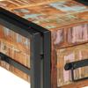 Nightstand 30 X 30 X 40 Cm Solid Upcycled Wood