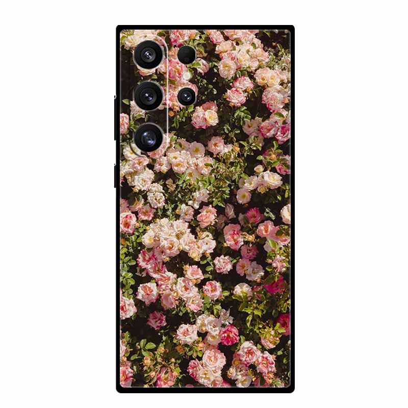 Animals Case For Samsung S26 Pro S25 S24 S23 FE S22 Plus Ultra Black Phone Cover Coque Galaxy S 25 Edge Protector Funda Capa