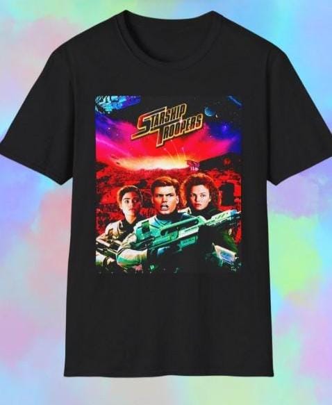 Starship Troopers Vintage Gym T Shirt Cotton Men Streetwear