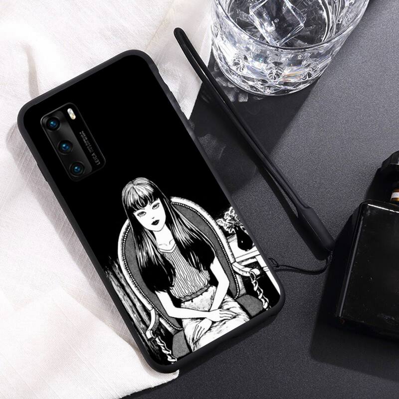 Horror Tomie Phone Case For Huawei Y6 Y7 Y9 Prime 2019 Y9s Mate 10 20 40 Pro Lite Nova 5t Silicone Cover