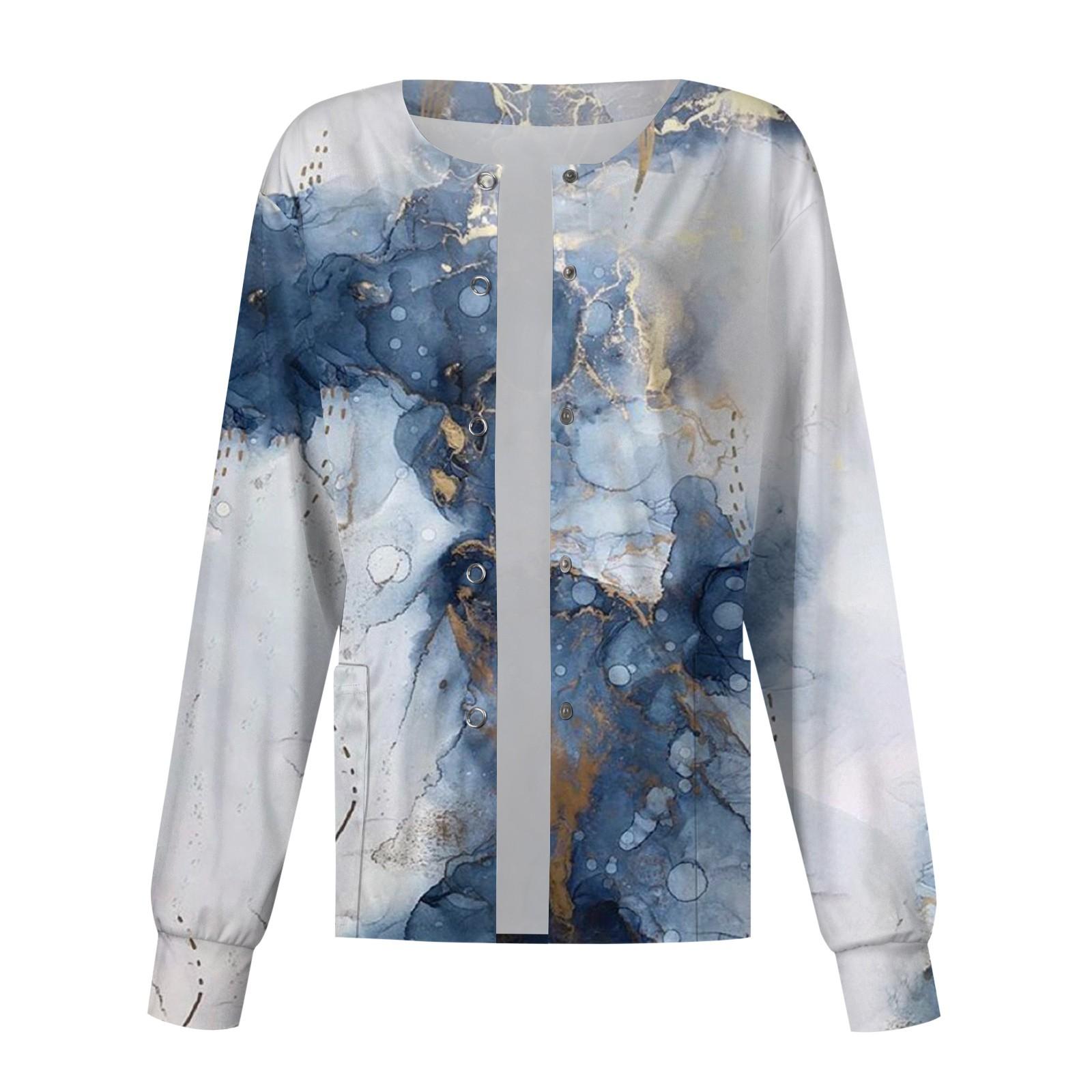 Женский однобортный защитный комбинезон с длинным рукавом и карманом — фото 3