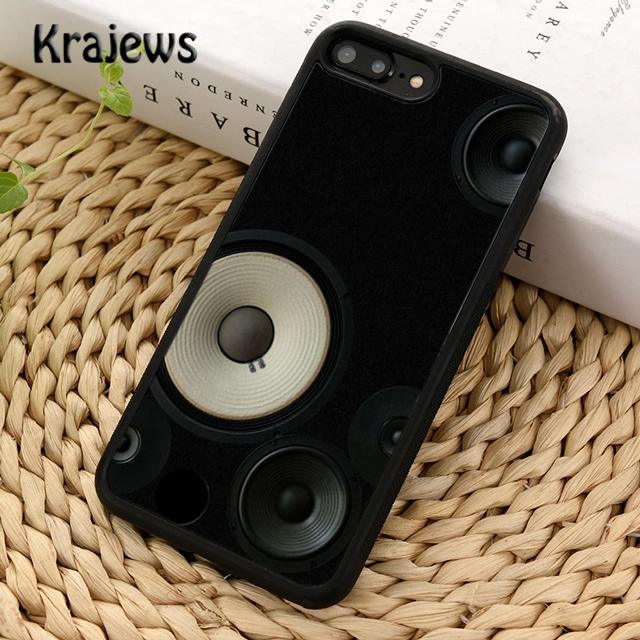 Krajews Massive Music Speakers Phone Case Cover For IPhone 18 17 Air 16 15 14 plus 11 12 13 pro max coque Shell Fundas