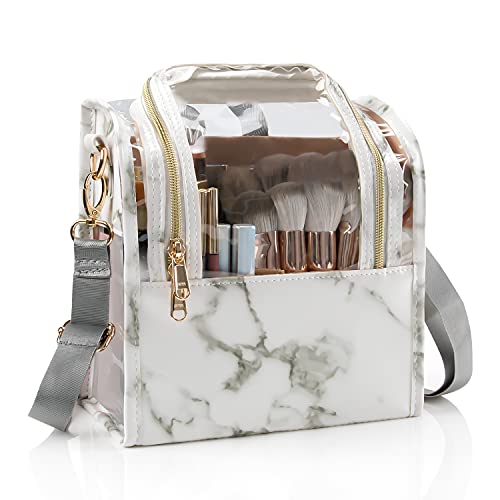 Factory Wholesale Cheap Pvc Zip Transparent Cosmetic Bag белый