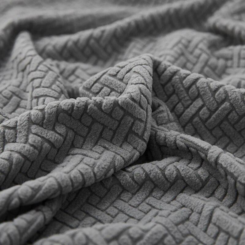 Jacquard Sofa Seat Cushion Cover for Living Room Pet Kids Furniture Protector T-shaped Sofa Cover Elasticity Armchair Seat Cover