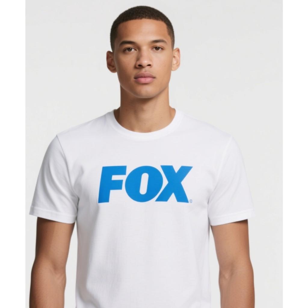 Trend Summer 2025 Fox Racing Simple Logo High-end Luxury Men's and Women's Top Y2k Short-sleeved Round-neck Breathable T-shirt