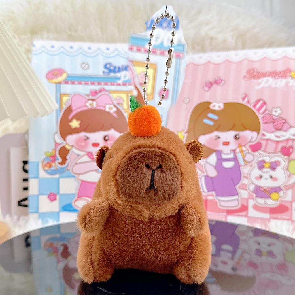 Guinea Pig & Capybara Plush Doll Keyring Backpack Charm