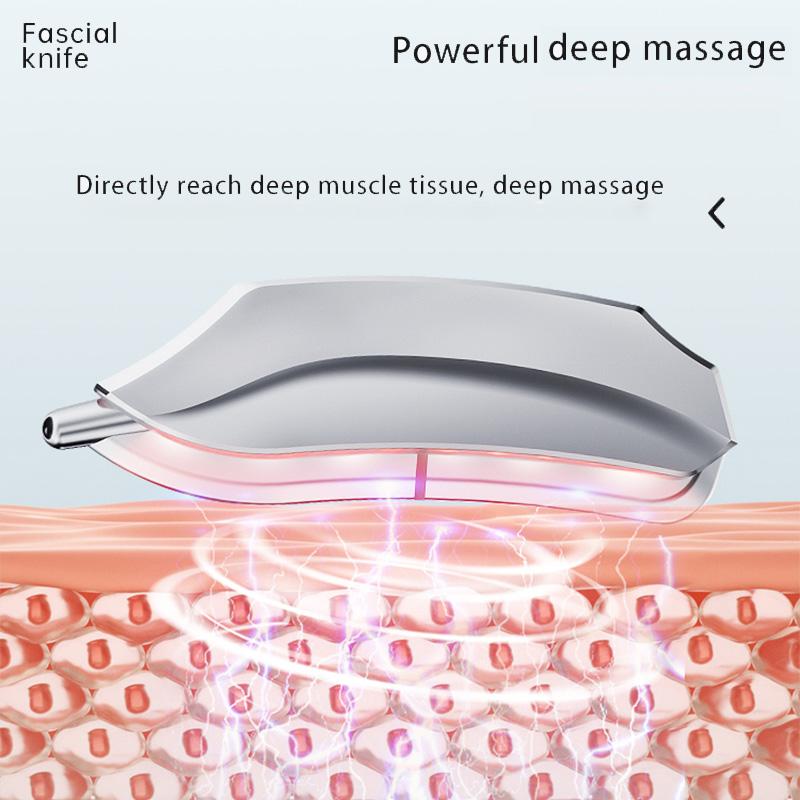 Electric Fascia Knife Muscle Relaxation Neck Fascia Massage LCD Vibration Warm Body Lifting Scraper Tool Massager