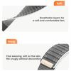 For Samsung Galaxy Watch7 44mm / 40mm Nylon Watch Band 20mm Wave Pattern Magic Tape Closure Wrist Strap