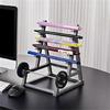 Barbell Themed Pen Display Stand Paint Brush Holder Desk Pen Organizers Rack for Office Desktop Storage and Organization