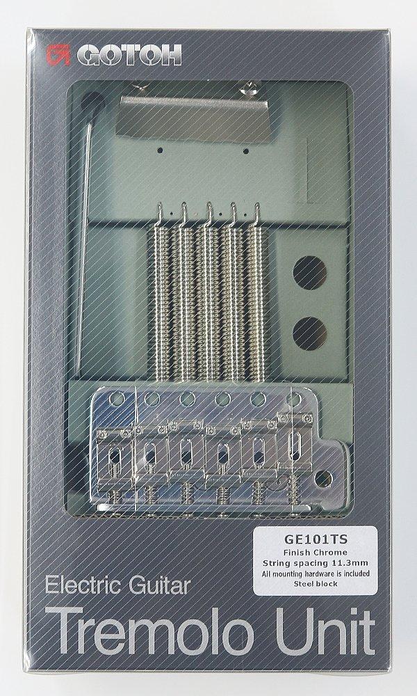 GOTOH Guitar Tremolo Unit, Chrome (PGE101TSC) GE101TSC
