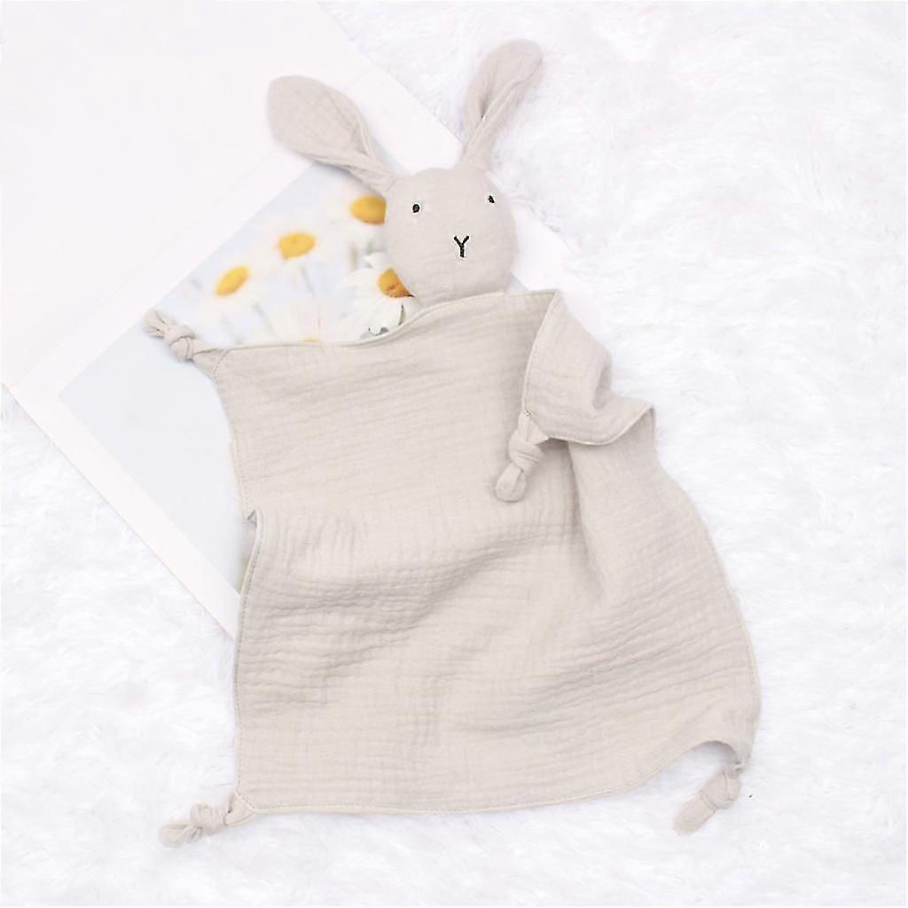 Soft Plush Stuffed Animal Blanket Sleeping Towel Toys Sleep White