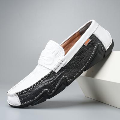 39-46 Mode Heren Casual Slip-on Leren Schoenen Loafers Mocassins Platte Rijschoenen