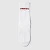 Lettering Logo Cushioning Crew Socks Red UR123CSC21