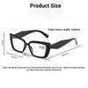 Kleine quadratische Rahmen Alterssichtigkeit Brille Transparente Gläser Mode Einfach Passend Mittelalte und Alte Leute Lesebrille