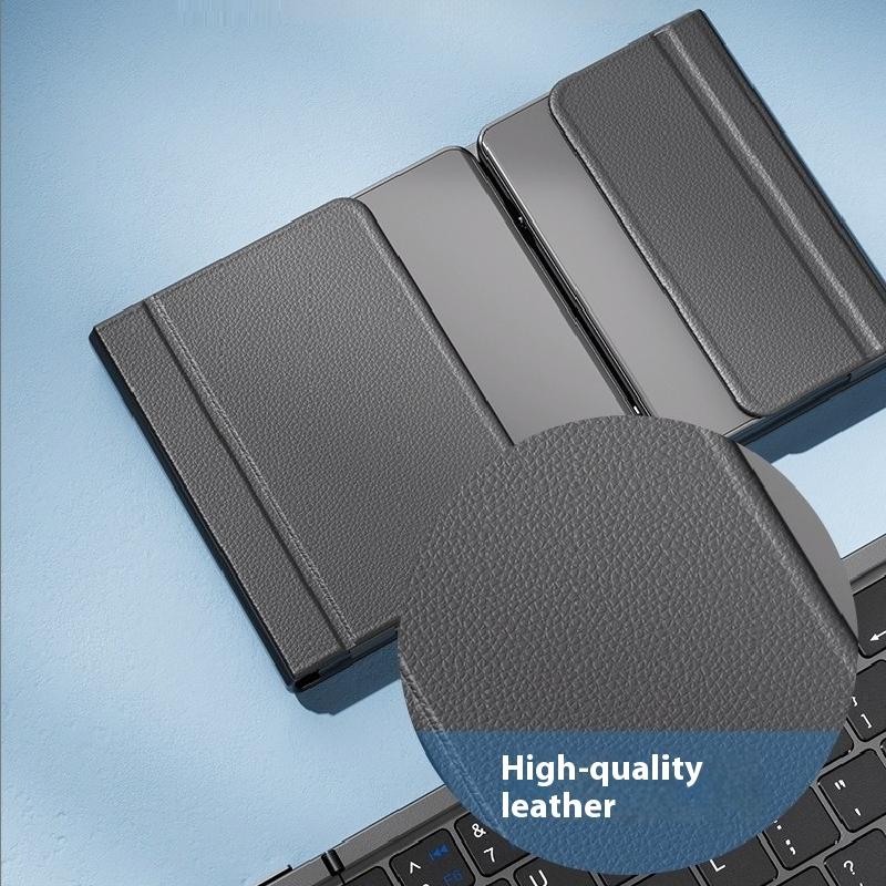 Tri-fold Keyboard Wireless Bluetooth Foldable Small Keyboard Suitable for Desktop Computers and Notebooks