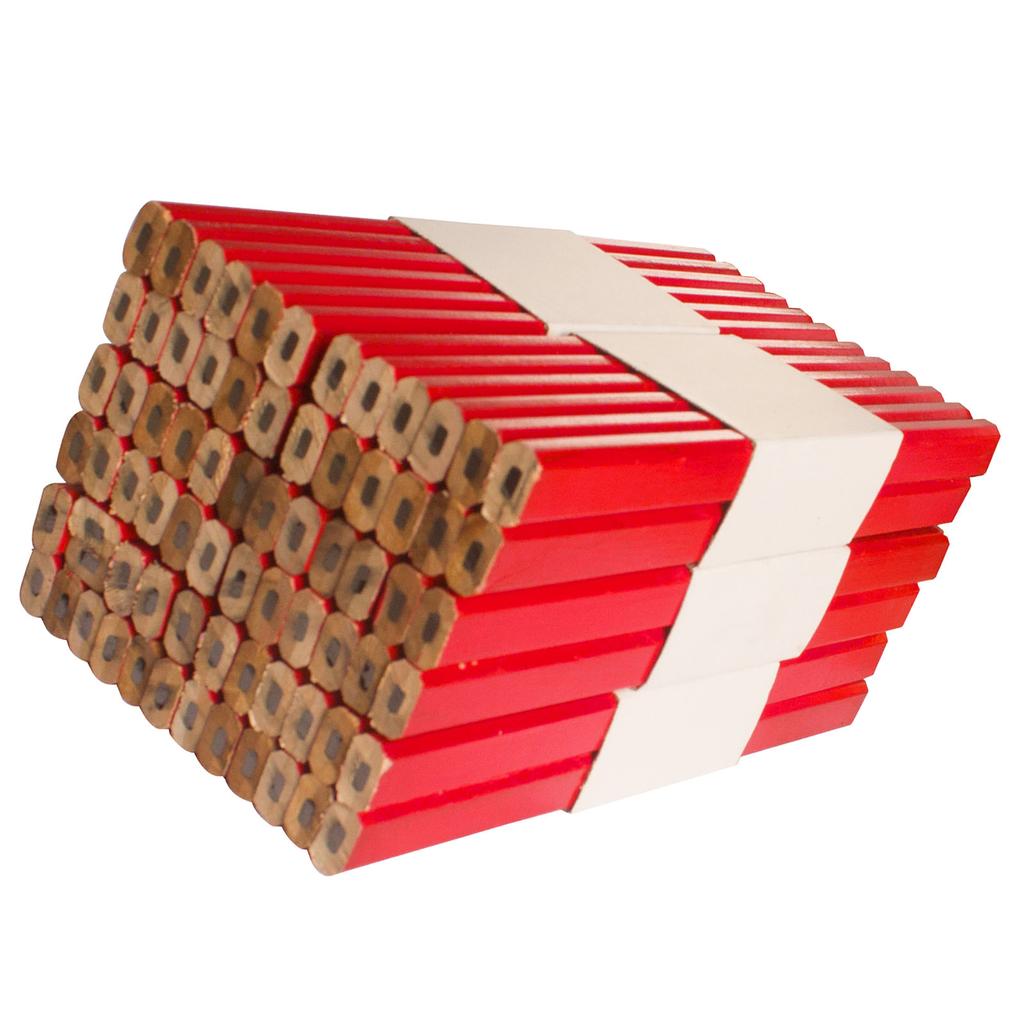 72 Stück Zimmermannsbleistift Professionelles Achteckiges Holzbearbeitungsmarkierungsstift-Set für Bauplan