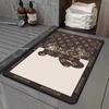 New Morandi Color Bathroom Doormat Balcony Floor Mat Modern Simple Bedroom Living Room Waterproof Leave-in Carpet