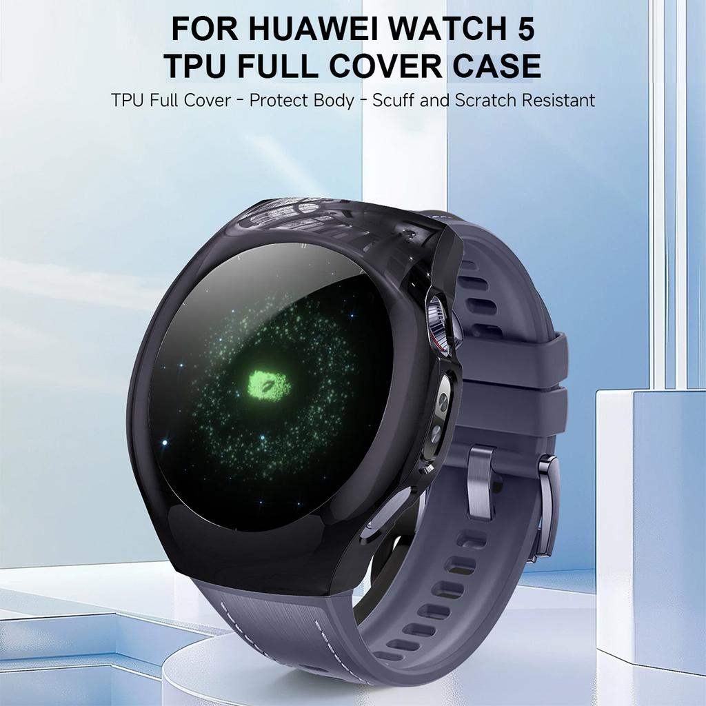 TPU Case For Huawei Watch 5 46mm 42mm Accessories All-Around Shockproof Protective Bumper Frame Shell for Huawei Watch5 46 Cover