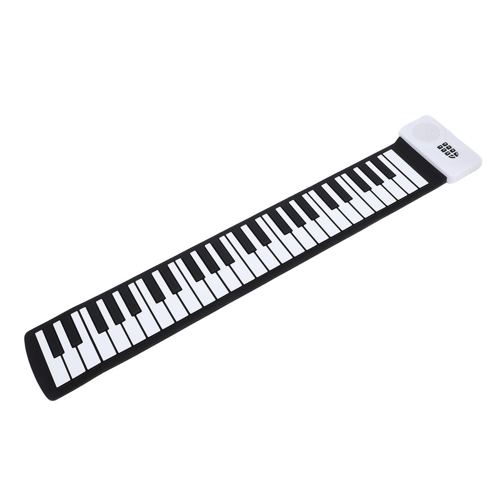 Portable Electronic Piano 49-Key Flexible   Keyboard with Speakers for Beginners
