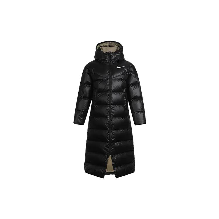 Nike Down Jackets Women's Black Hooded Thickened Other (Unisex) Down Jackets CU5821 010