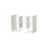 Carl Office Supplies Extendable Bookends - Prevents Books and A4 Files from Falling Over - ALB-55-W White