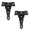 2PCS Classic Black Strap Hinges Shed Door Hinges Heavy Duty Barn Gate T-Strap Hinges
