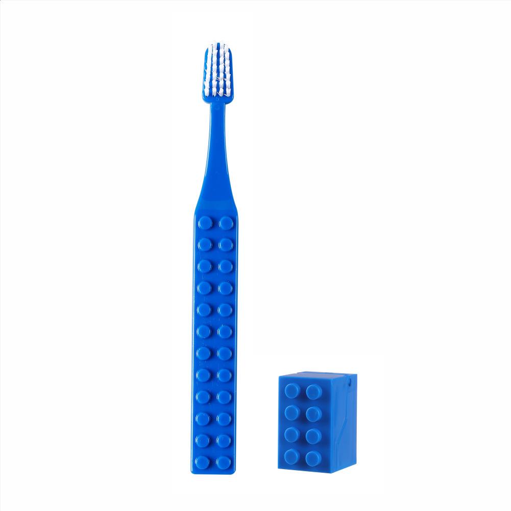 

1 Набор Подставка для хранения зубных щеток из строительных блоков с настенным держателем для зубных щеток, органайзер, аксессуары для ванной комнаты