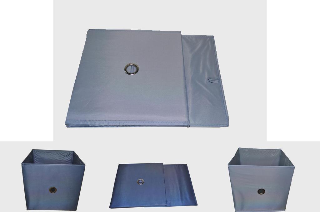 Modern Foldable Fabric Desktop Storage Box For Home Office Organization And Clutter Control