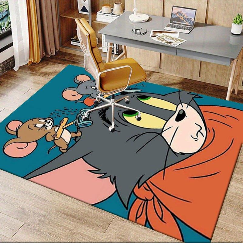 

Tom & Jerry Cartoon Poster PrintOffice Mat Home Decor Gift For Halloween & Christmas LD10 100cm by 120cm
