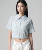 AVANDRESS Mini Femi Pleats Shirts Zip-Up - 3Col
