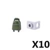 MOC Military Modern Weapon Accessories Building Blocks Character Backpacks Helmets Vests Armors Night Vision Devices Bricks Toy