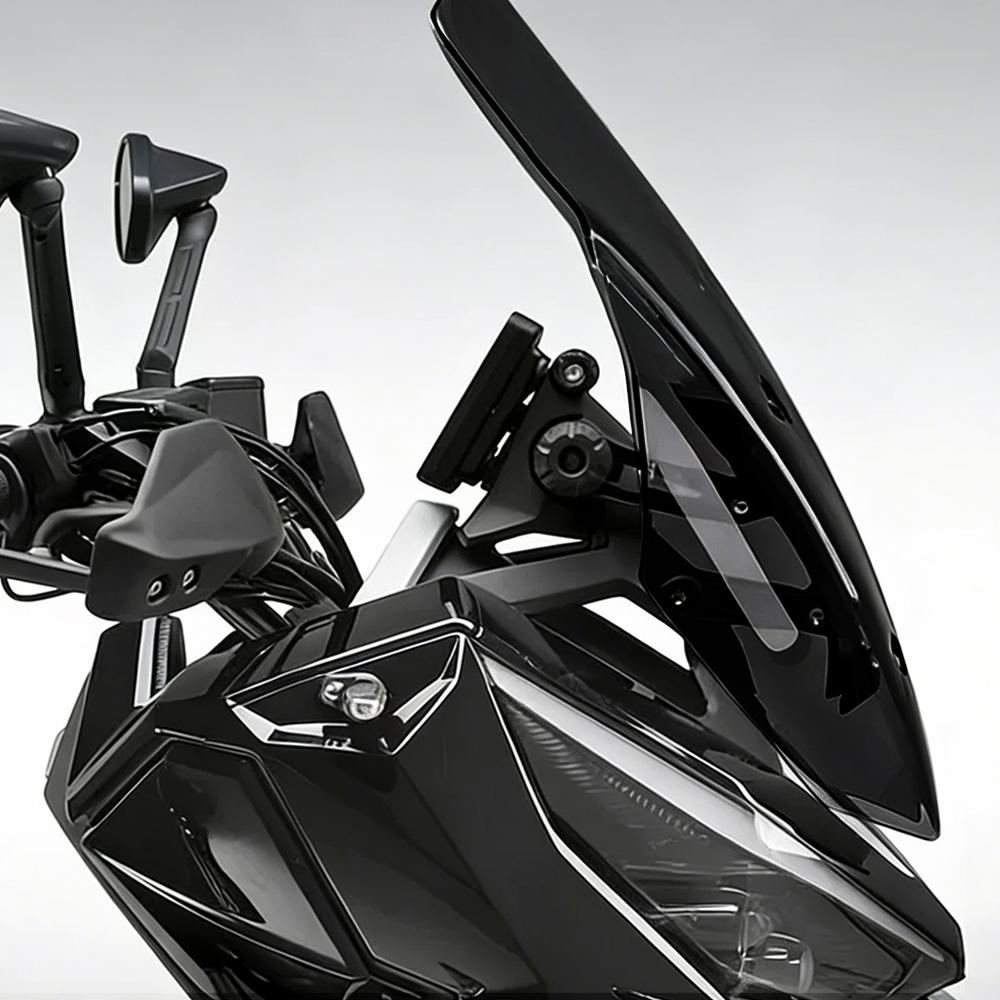 For Zontes 368G 368 G 2024 2025 2026 Motorcycle Windshield Windproof Deflector Windscreen Wind Air Panel Aerodynamic Accessories