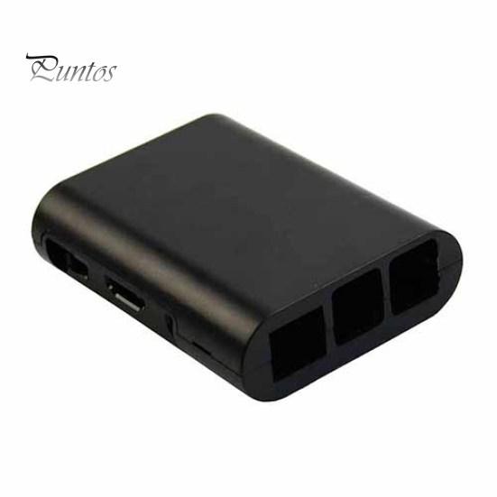 

Puntos ABS Plastic Case Box Enclosure для Raspberry Pi 3 Pi 2 Model B + гвинти чорний