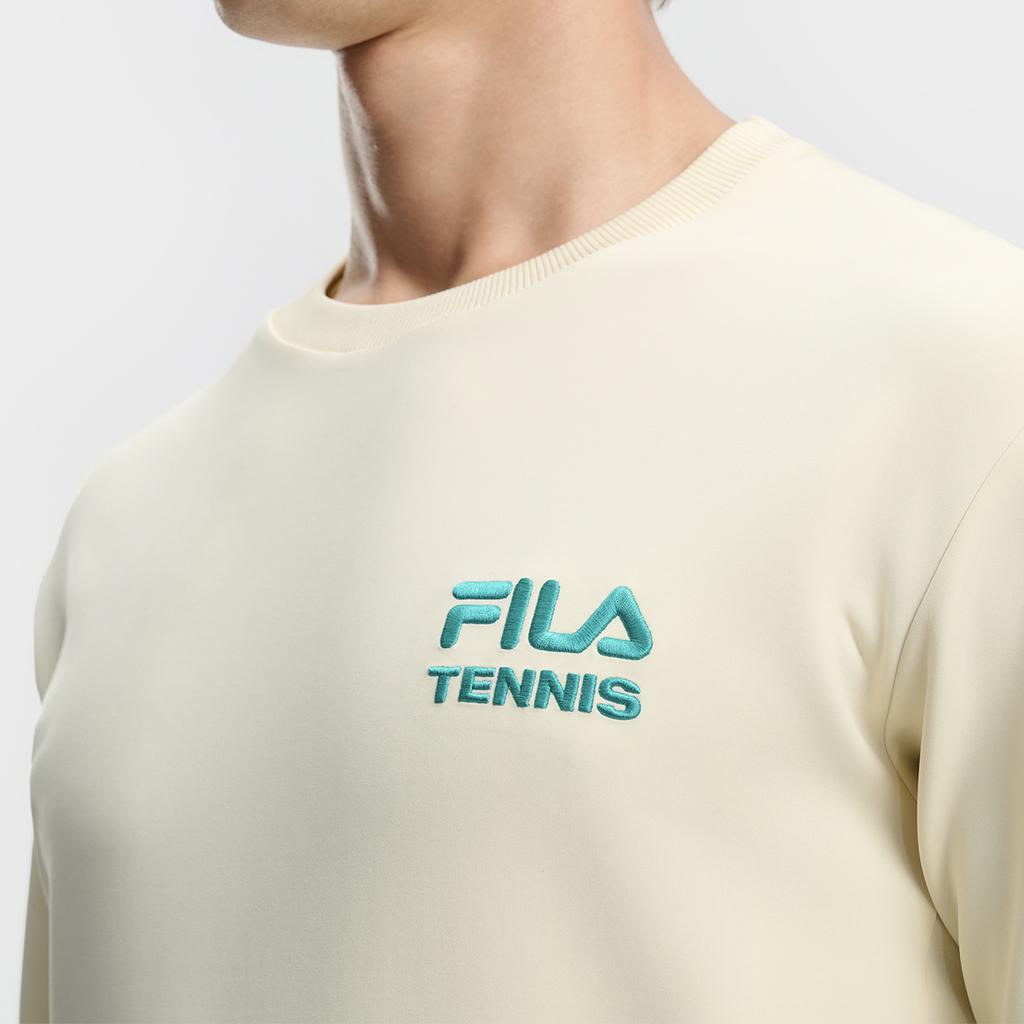 FILA Sweatshirt Men's Crystal Snow Pear Citrine A11M433208FIV