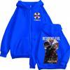 Limited Leon Kennedy Zipper Hoodies Resident Evil Requiemm Anime Jacket Sweatshirts Men Women Hoodie