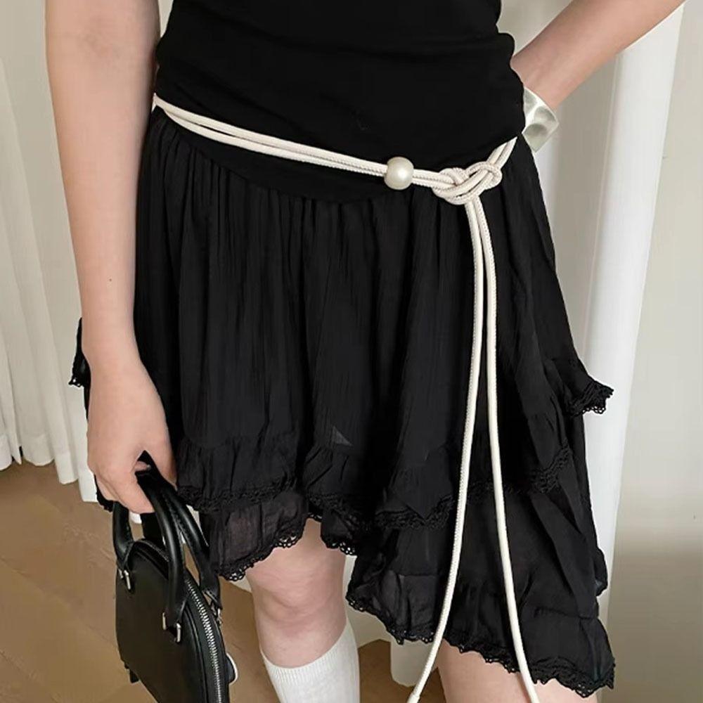 Waist-Cinching Waist Rope Luxury Dress Jeans Belt High-End Women's Belt  Streetwear