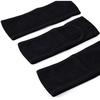 3PCS Washable Hair Makeup Headband Black Scratch Hairband Headband For Spa Yoga Sports Make Up Face Care