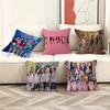 Popular K-Kpop Style Team I-Idles 45*45Cm Cushion Cover Pillow Cover Decor Pillowcase Home Pillowcase For Couch Pillow