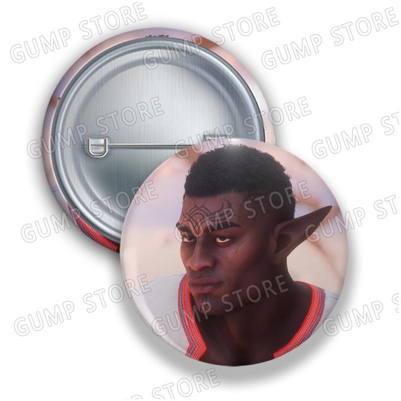 

Game Dragon Age Badges for Jewelry Accessories Bag Decor Emmrich Lucanis Tinplate Lapel Button Brooch Pins Fans Friends Gifts