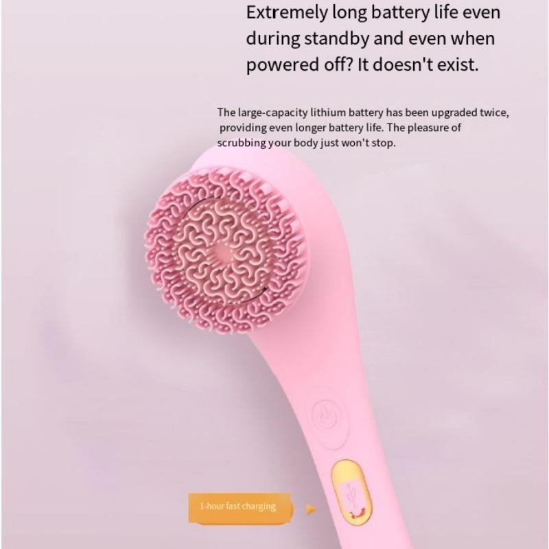 1SET Neue Elektrische Badebürste Vollautomatisch Haushalt Multifunktional Wasserdicht Massage Reiben Bade-Artefakt Langer Griff Badebürste