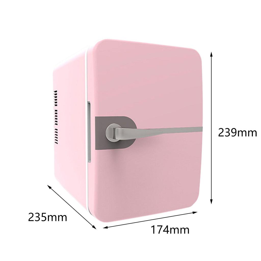 4L Mini Fridge Beverage Refrigerator Adjustable Temperature Valentines Day Gifts