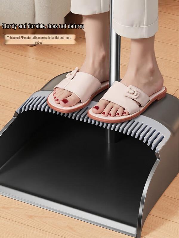 Ally Stainless Steel Broom and Dustpan Set