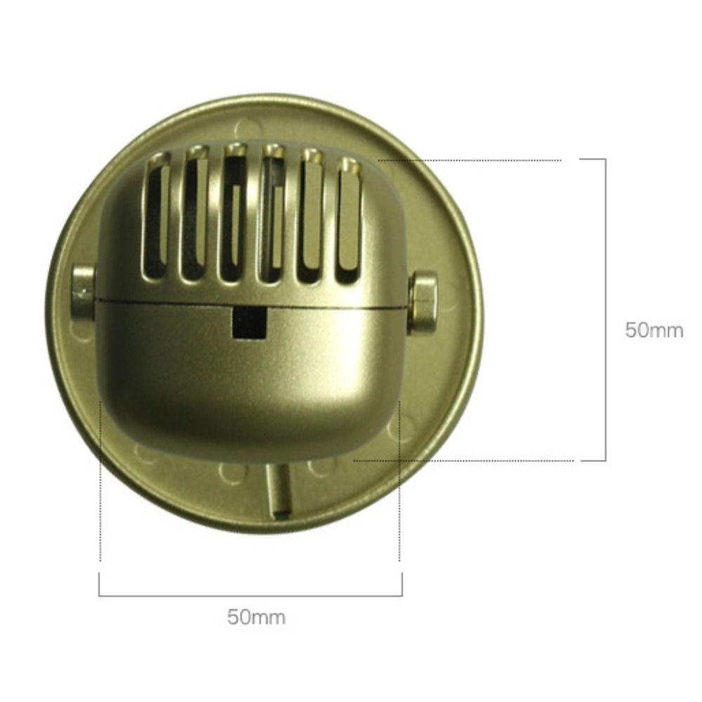 Simulation Props Retro Microphone Vintage Classic Style Dynamic Vocal Microphone Miniatures For Home Decoration Small Ornaments