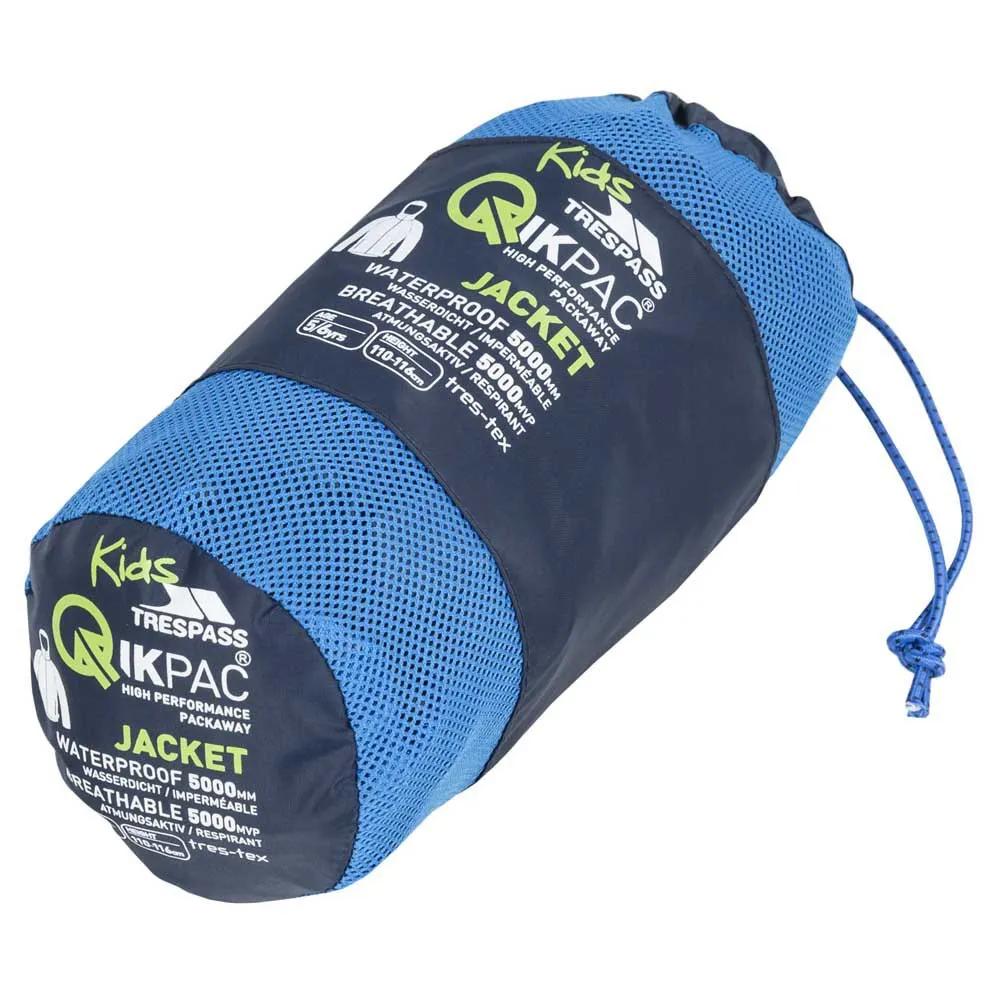 Trespass Qikpac Waterproof Jacket Packable Navy