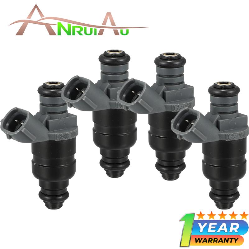 New 4PCS Fuel Injectors 06A906031BT For 2004-2016 Skoda Octavia VW Caddy III Kasten Kombi Golf Plus 5M1 521 Jetta III 1K2 Touran