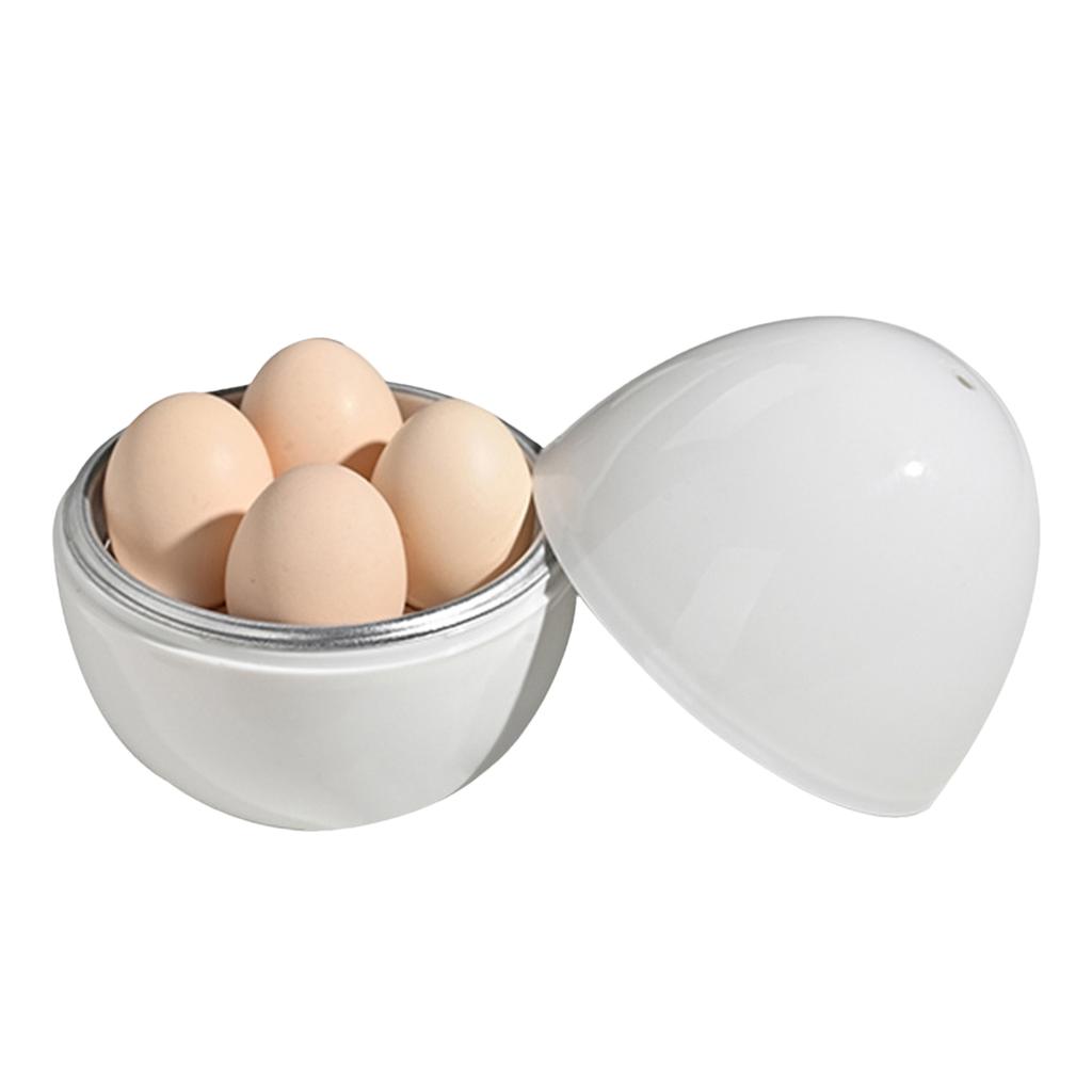 1/4 eggs Microwave Egg Steamer Boiler Cooker Easy Quick 5 Minutes Hard Or Soft Boiled Kitchen Cooking Tools Accessories